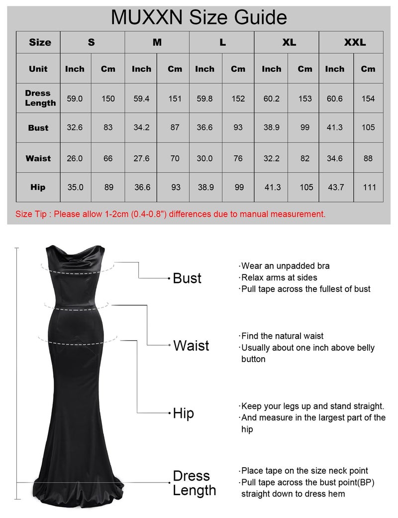 MUXXN Women's Sleeveless Floor Length Sheath Formal Vintage Cocktail Evening Long Maxi Dress Black L - Image 3